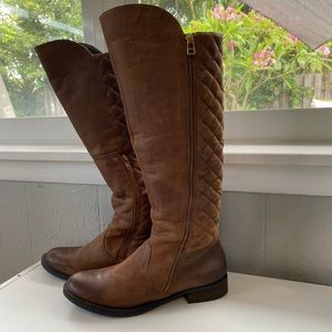 Steve Madden Cognac Knee High Boots